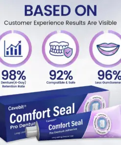 Cavebit® Comfort Seal Pro Denture Adhesive