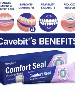 Cavebit® Comfort Seal Pro Denture Adhesive