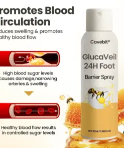 Cavebit® GlucaVeil 24H Foot Barrier Spray