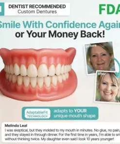 Cavebit™ Medical Full Denture with Strong Suctiond