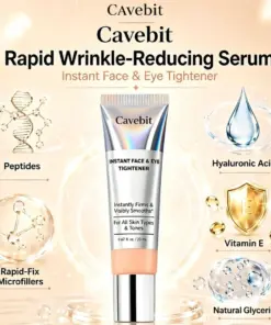 Cavebit Instant Face Tightener – Visible Smoothing in 60 Seconds, Progressive Results in 18 Days