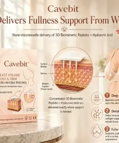 Cavebit Breast Boost & Firm Micro‑Needle Patches