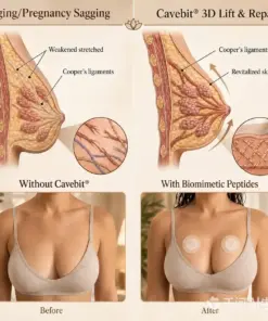 Cavebit Breast Boost & Firm Micro‑Needle Patches