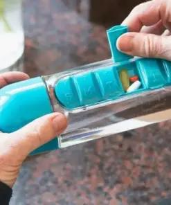 Vitamins Organizer Water Bottle