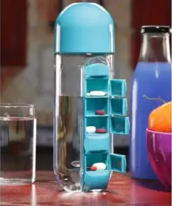 Vitamins Organizer Water Bottle