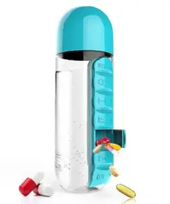 Vitamins Organizer Water Bottle