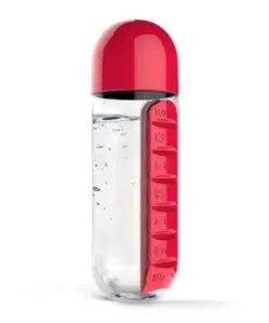 Vitamins Organizer Water Bottle