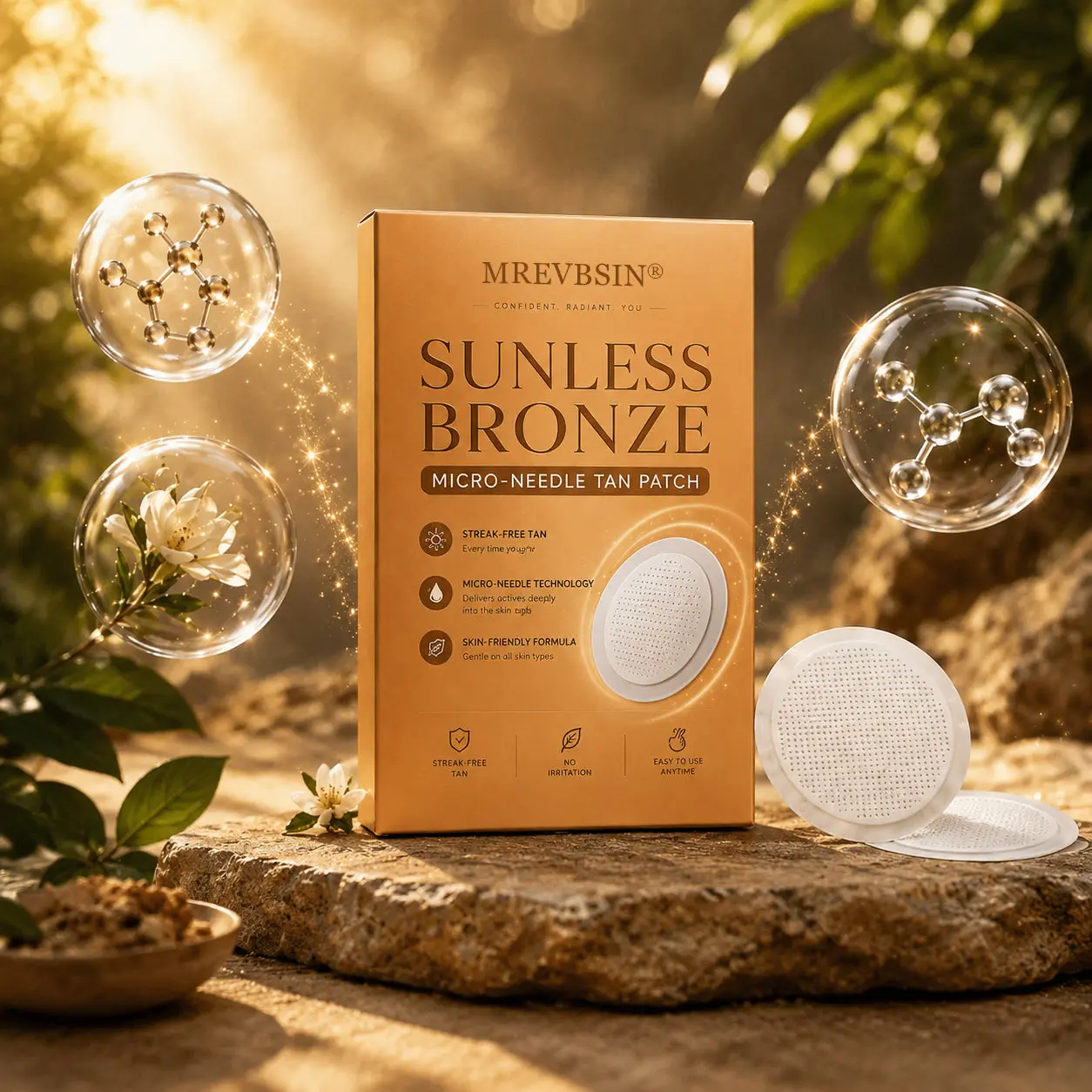 Sunless Bronze Premium Transdermal Micro-Needle Tanning Patch - Image 6